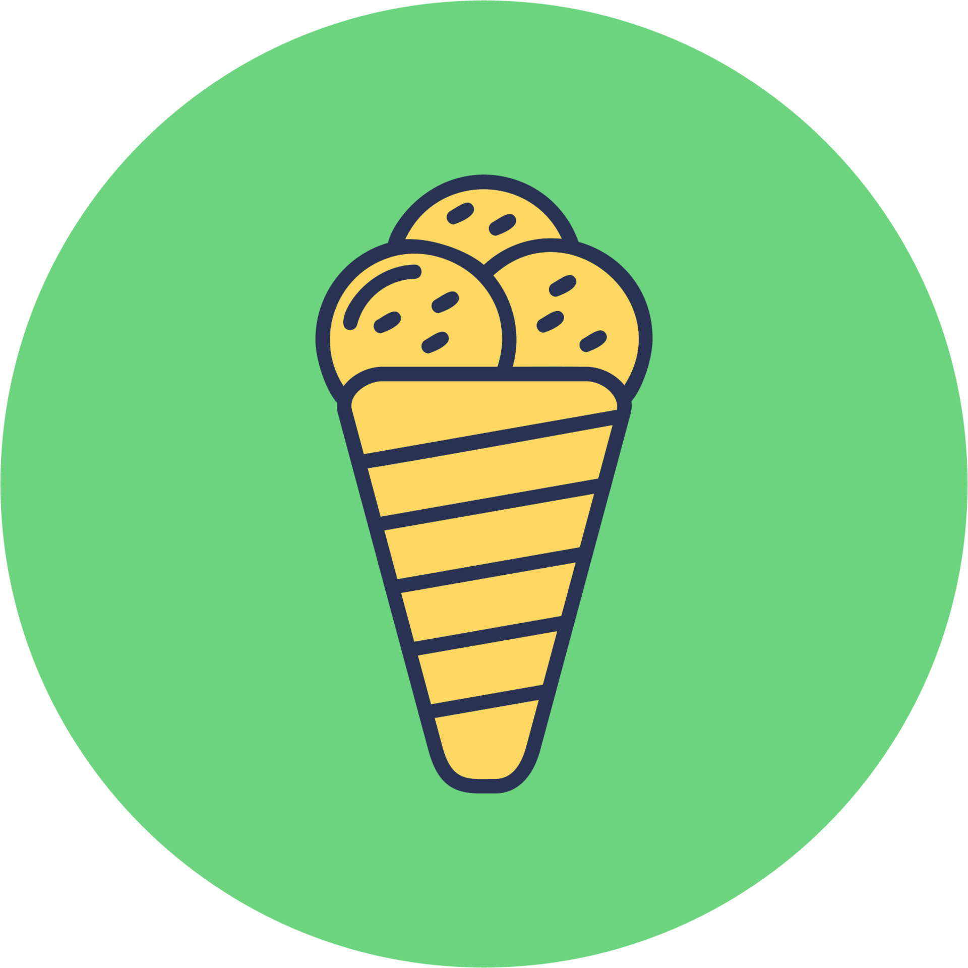Ice Cream Cone Vector Icon 20302751 Vector Art at Vecteezy