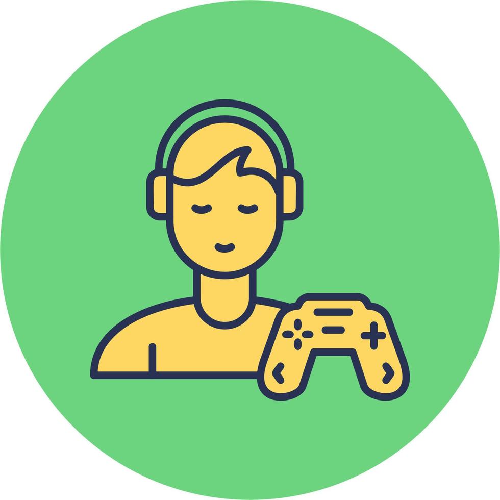 Gamer Vector Icon