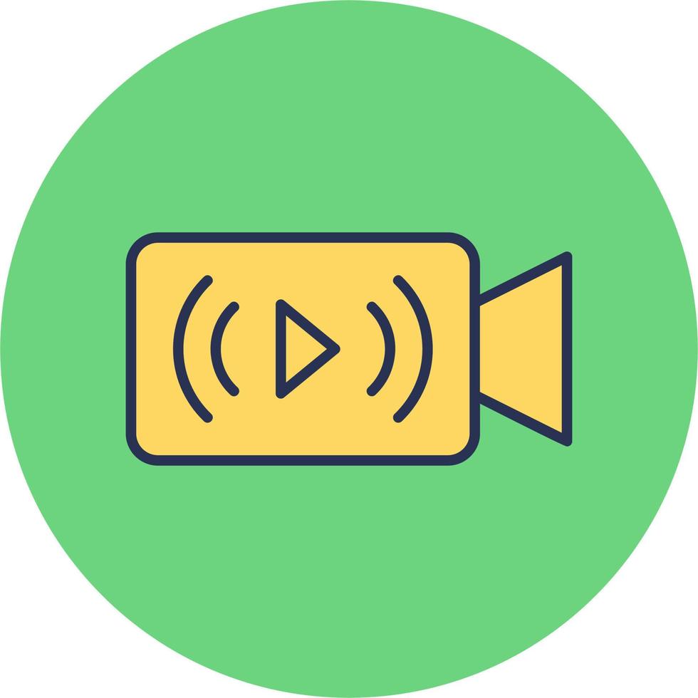 Live Stream Vector Icon