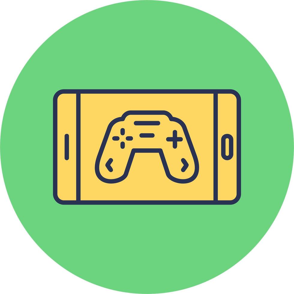 Mobile Game Vector Icon