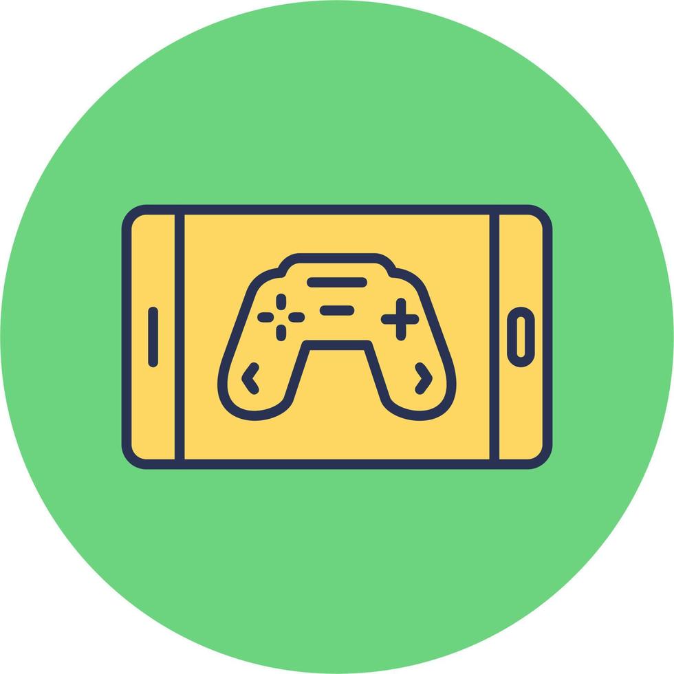 Mobile Game Vector Icon