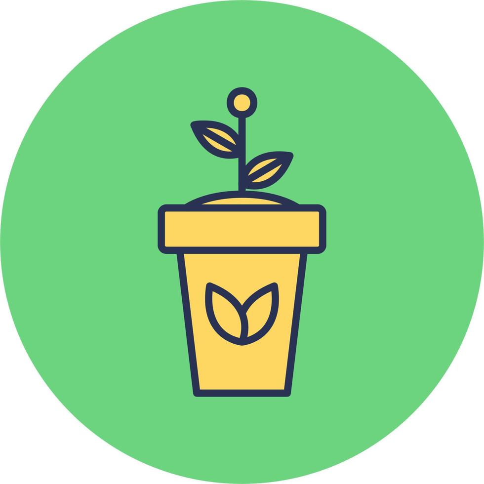 icono de vector de planta