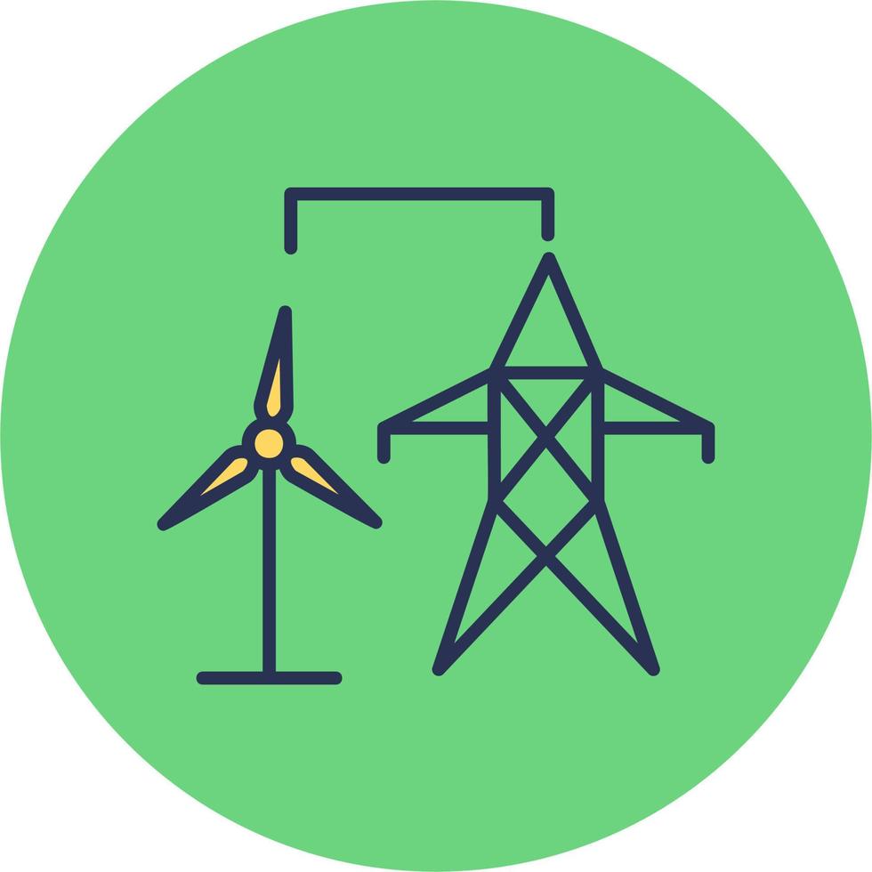 Power Generation Vector Icon