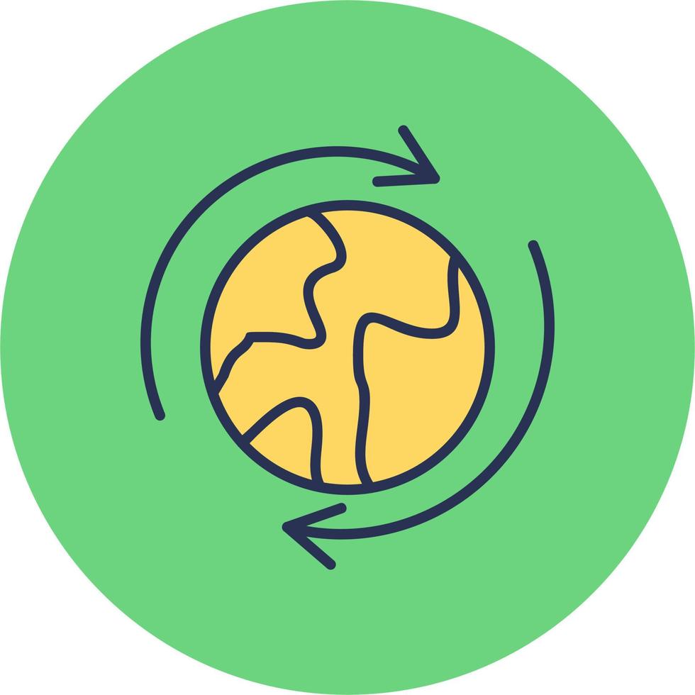 Planet Earth Vector Icon