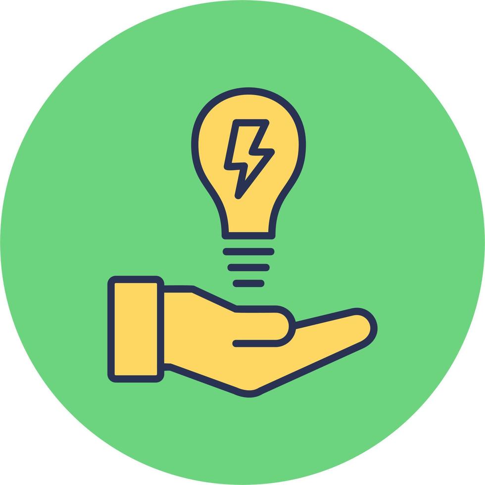Saving Energy Vector Icon