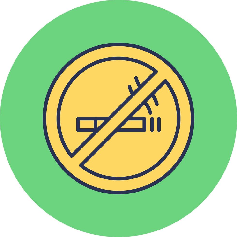 No Smoking Vector Icon