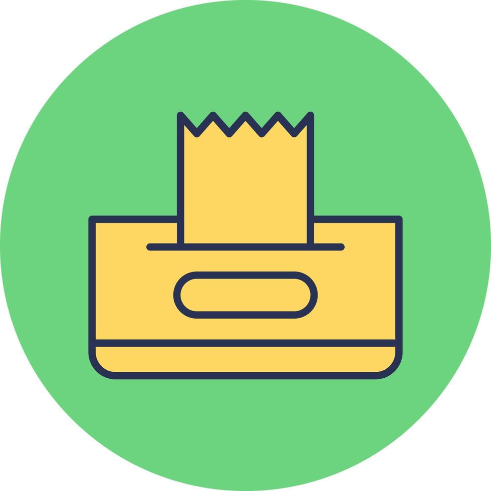 Tissue Box Vector Icon