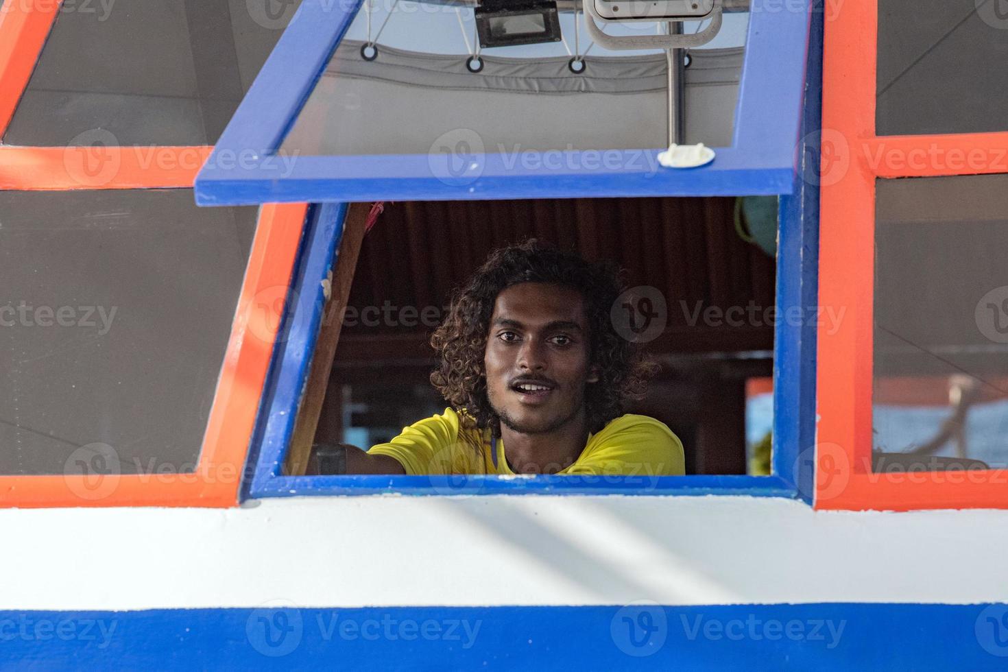 happy Young maldivian man portrait photo