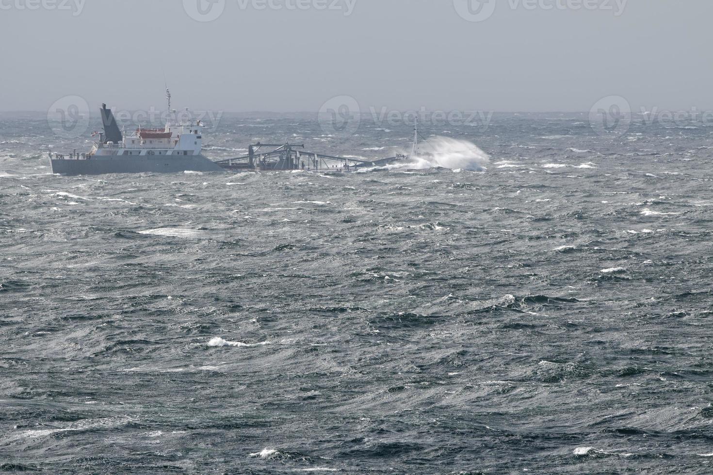 Ship in the tempest photo