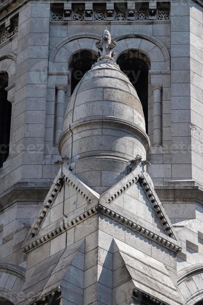 montmartre Paris dome cathedral detail photo