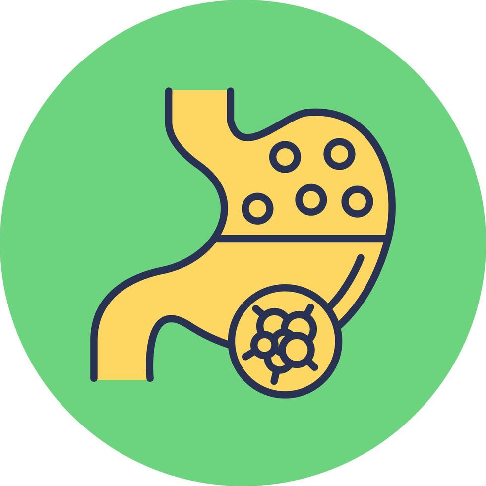 Stomach Cancer Vector Icon