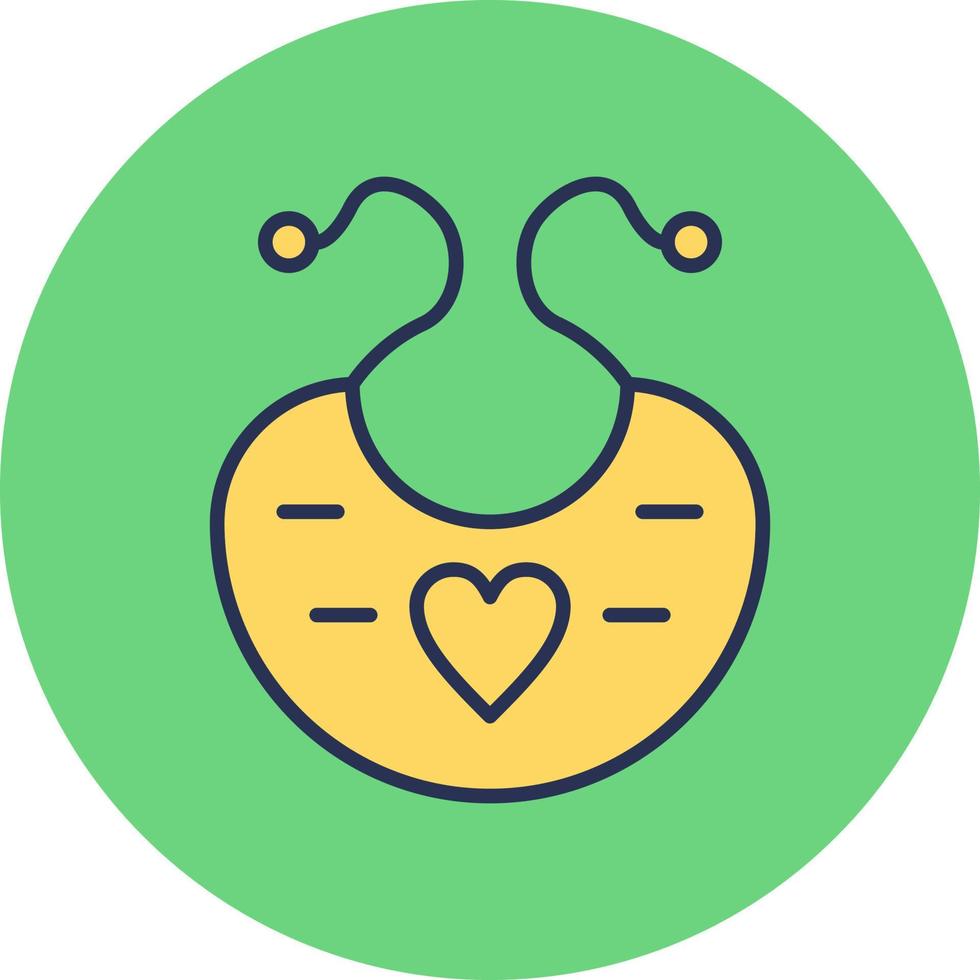 Baby Bib Vector Icon