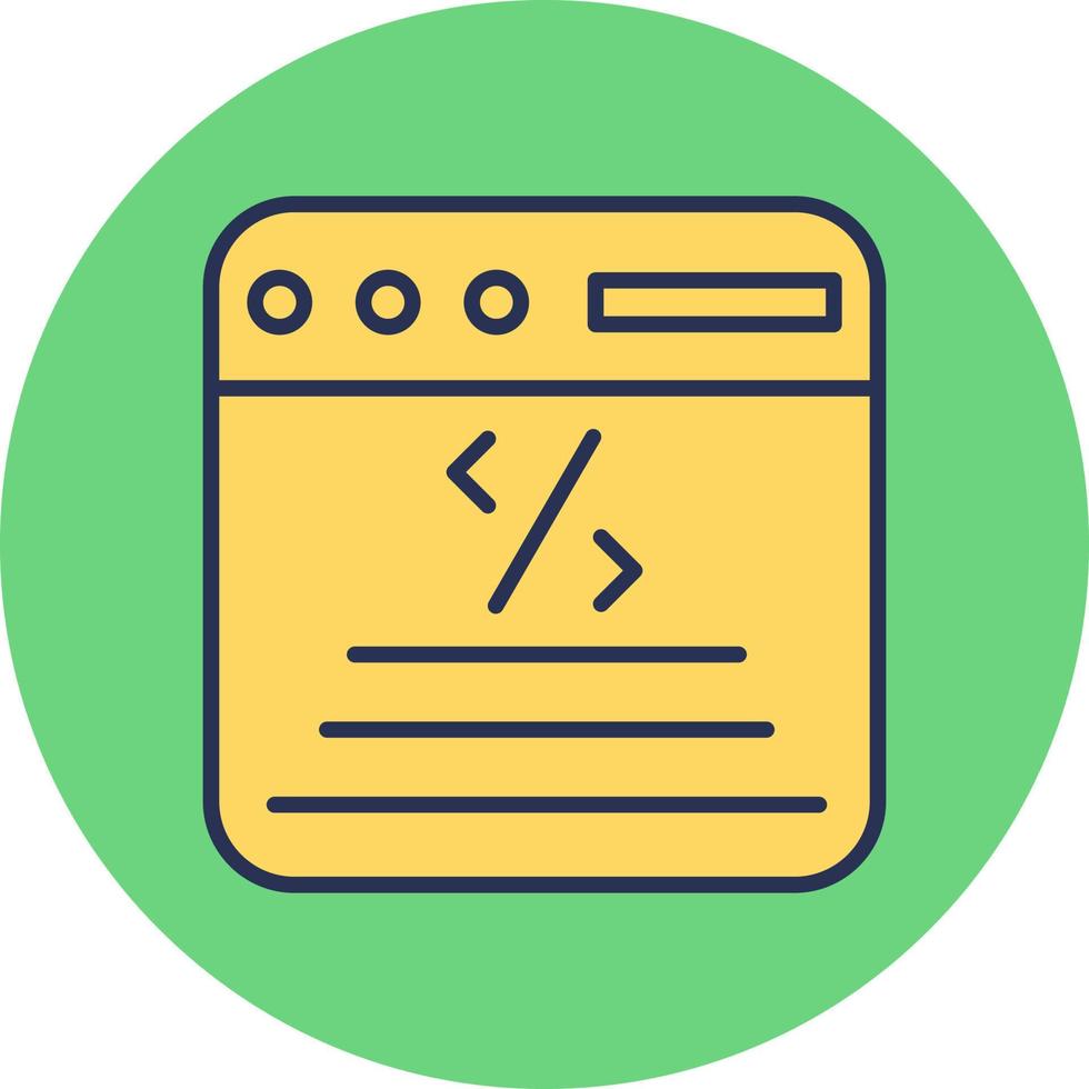 Coding Vector Icon