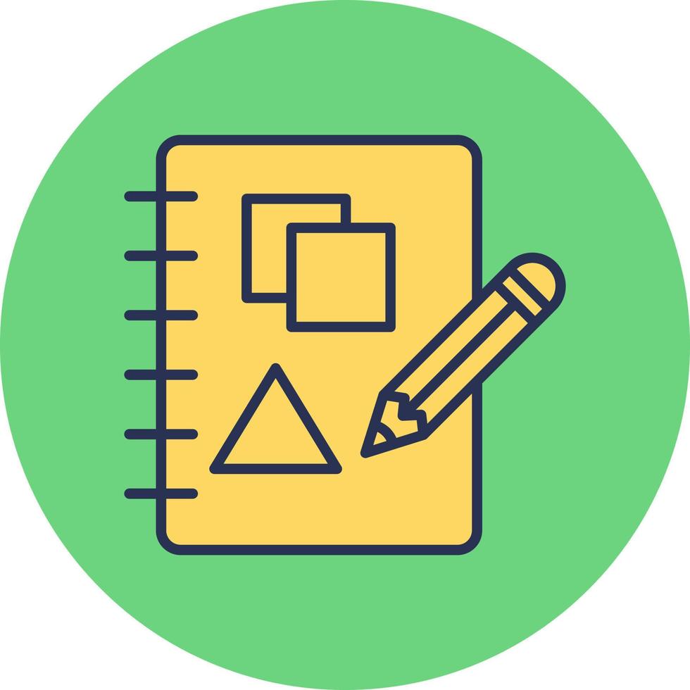 Sketchbook Vector Icon
