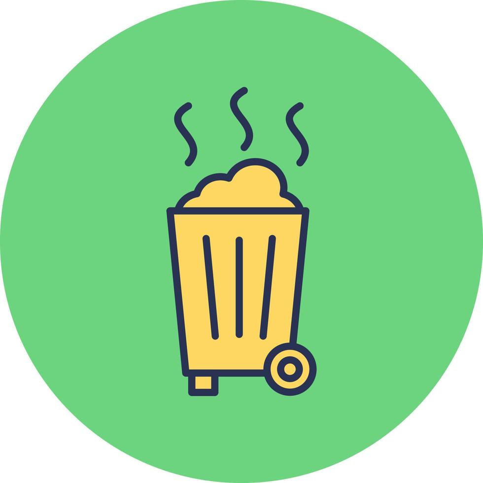 icono de vector de basura