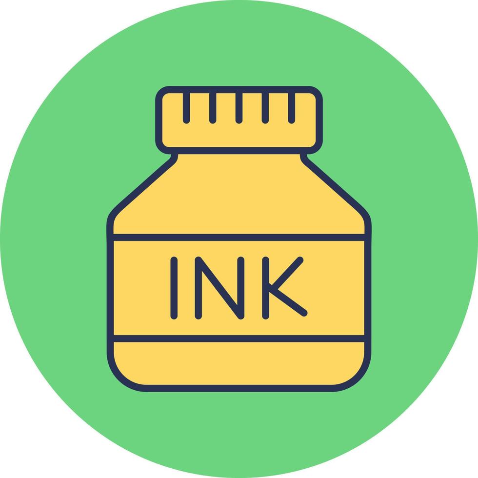 icono de vector de tinta