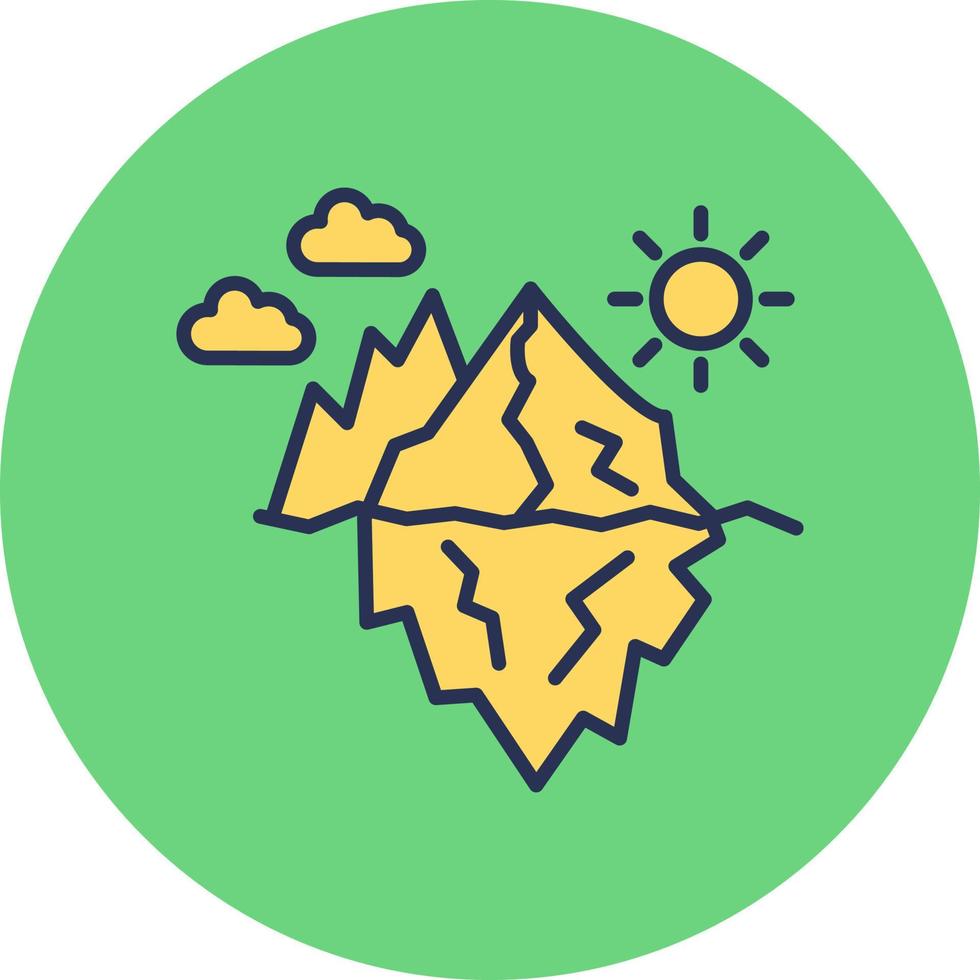 Glacier Vector Icon