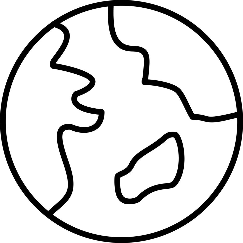 Planet Earth Vector Icon