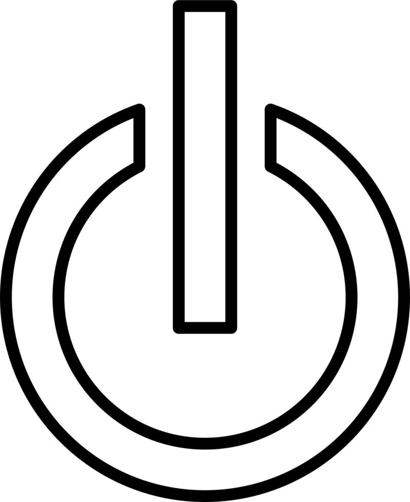 Power Button Vector Icon
