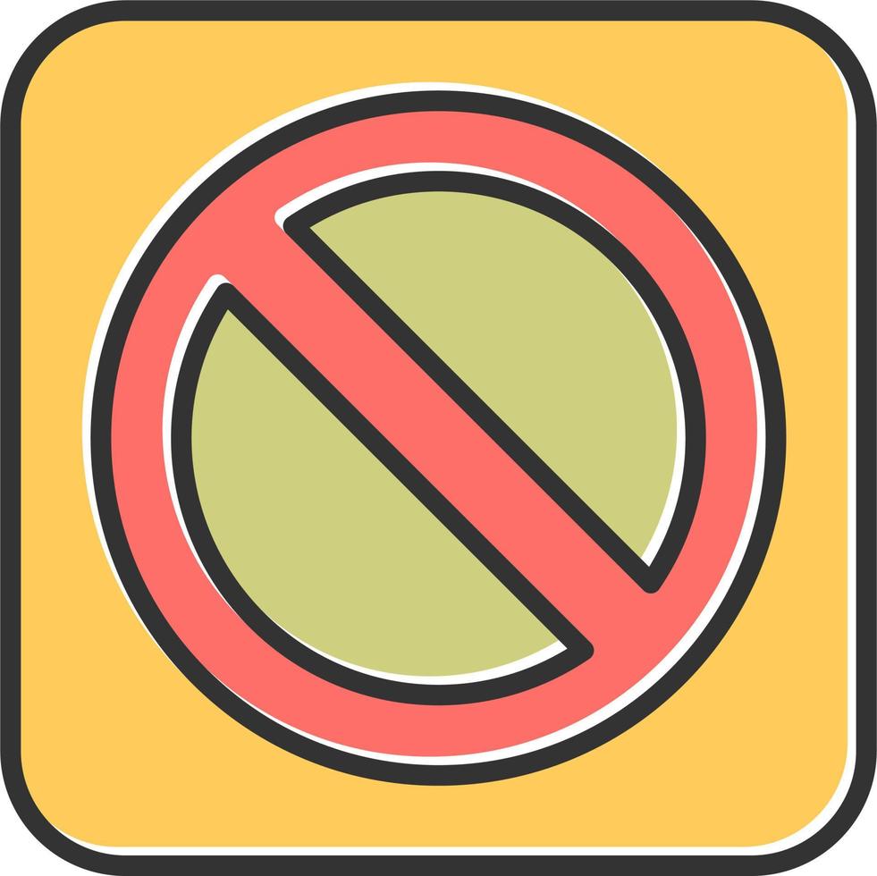Prohibition Vector Icon
