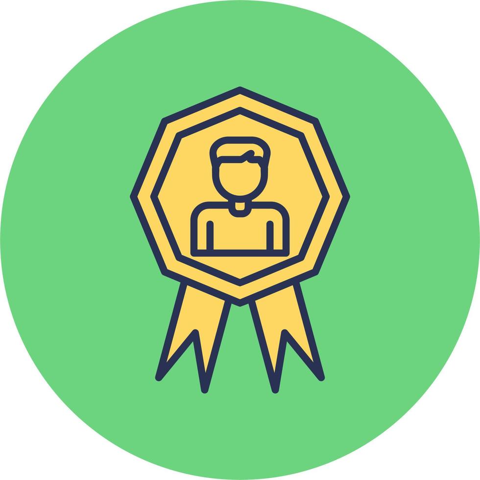 Employee Of The Month Vector Icon