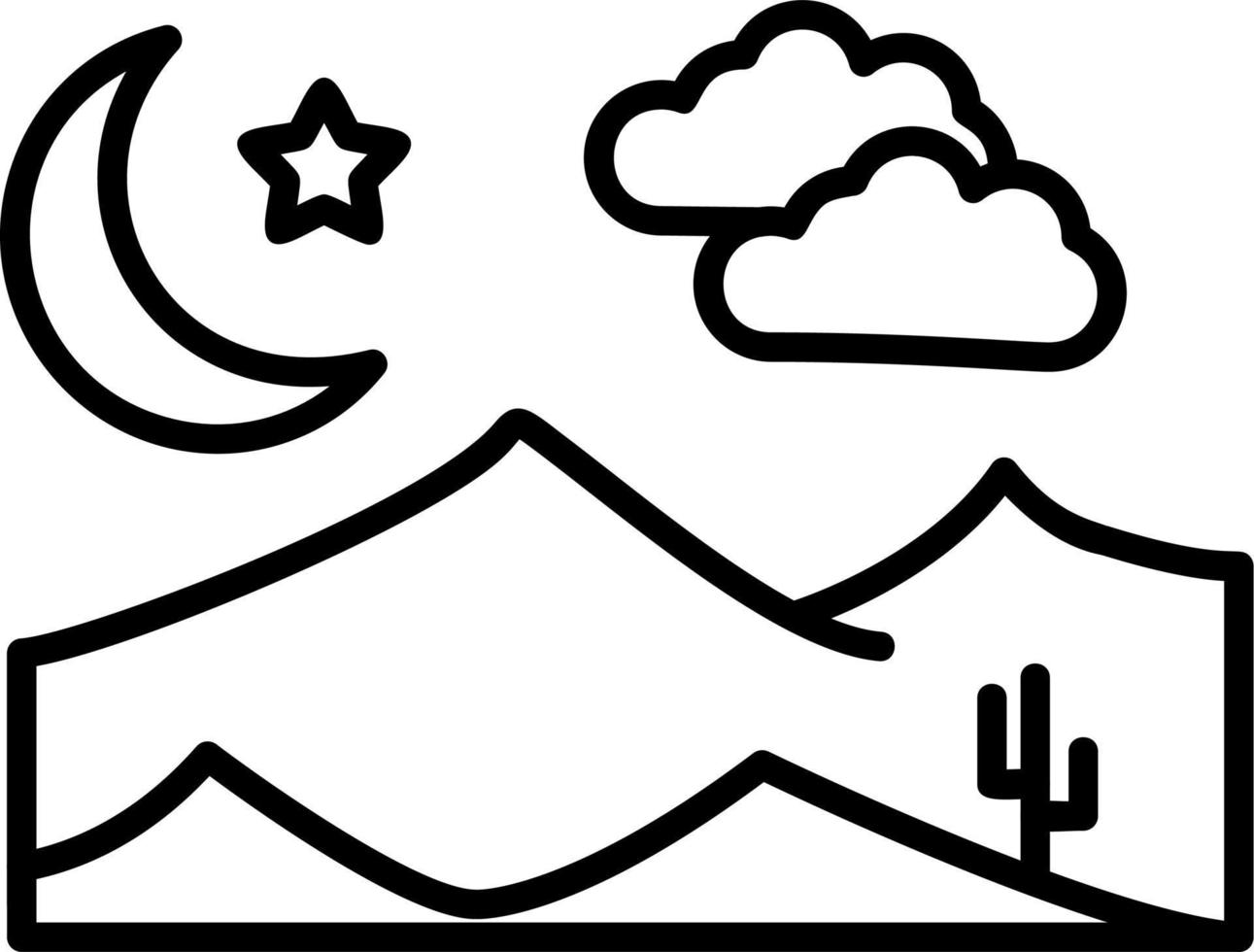 Night Vector Icon