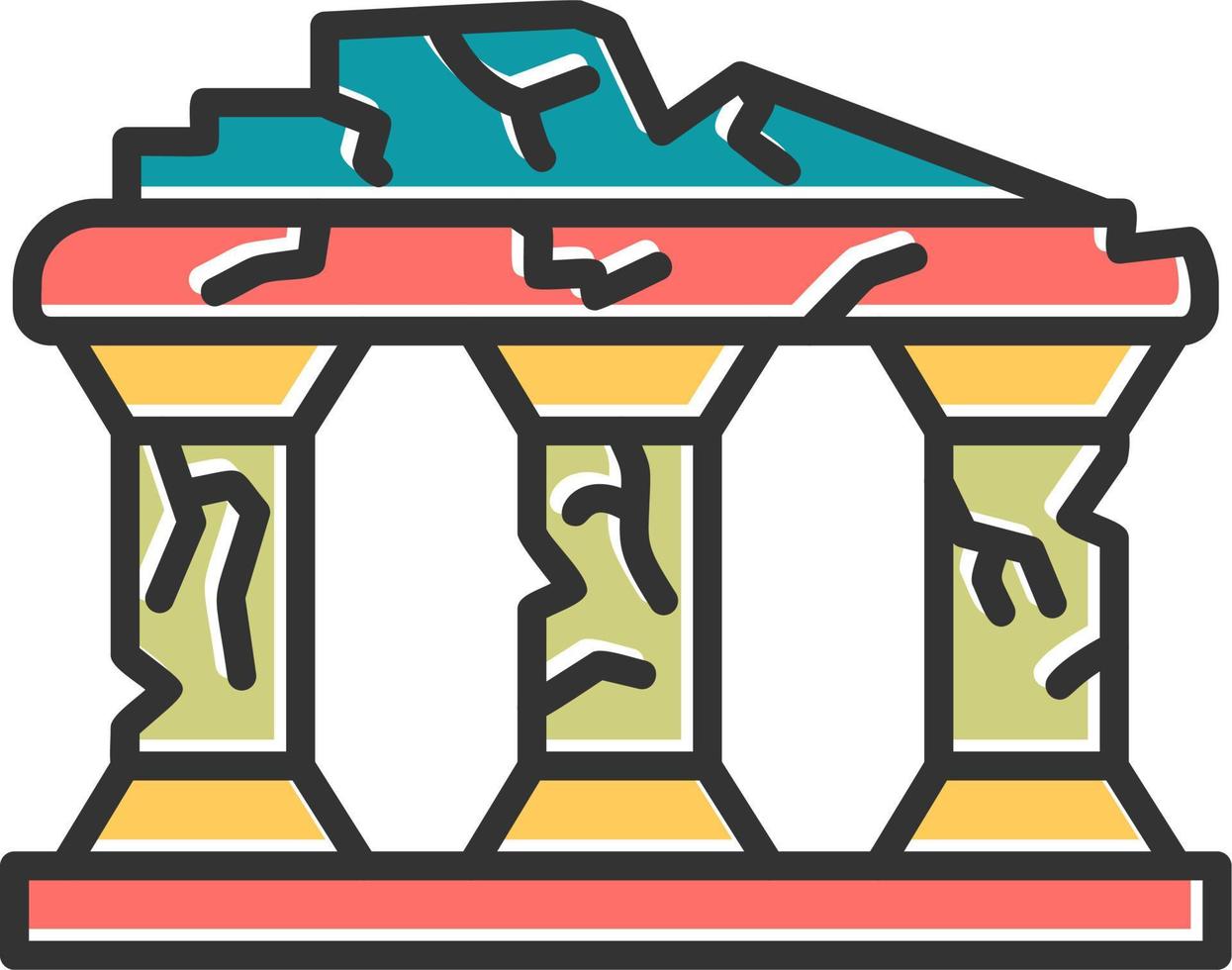 Ruins Vector Icon