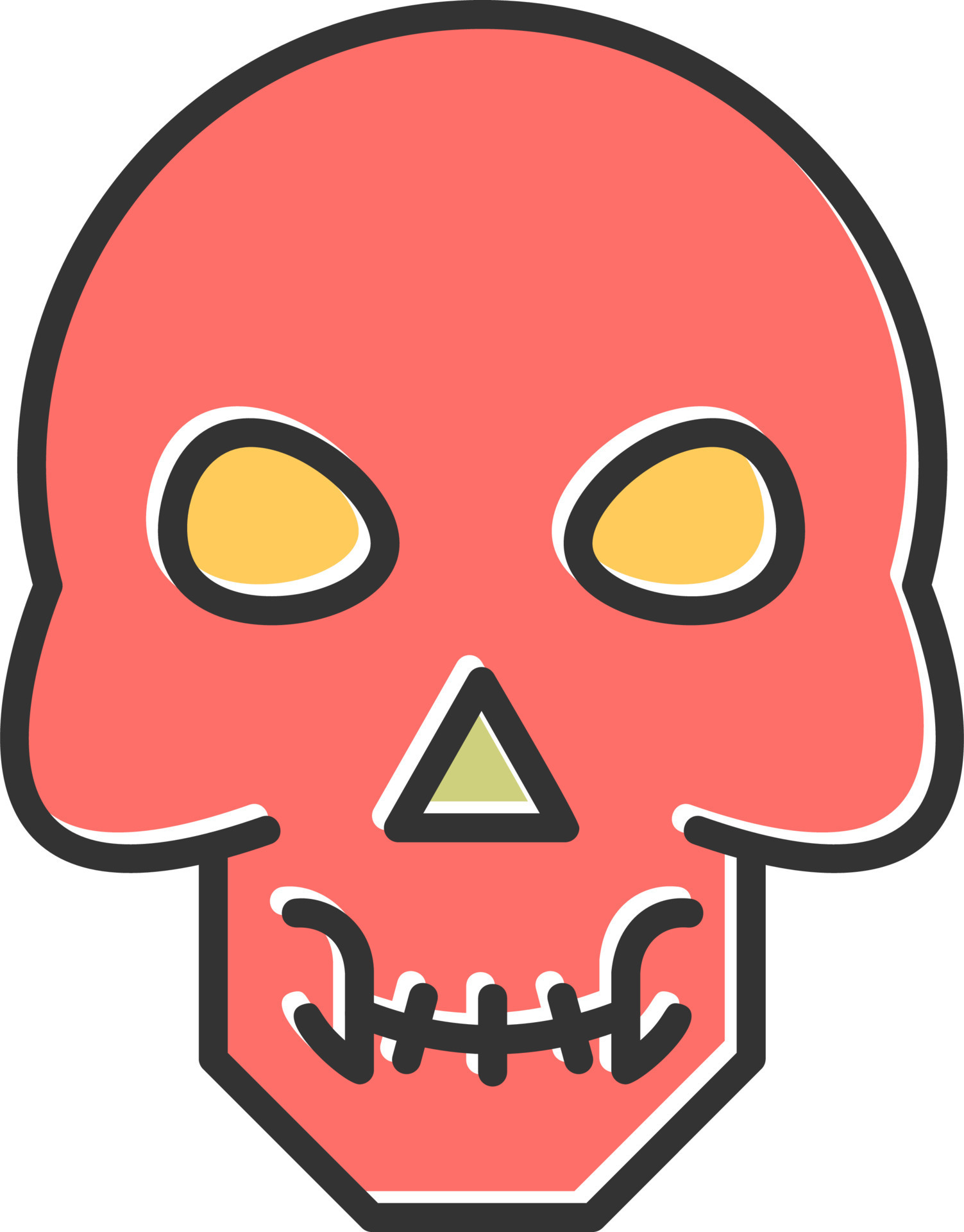 Skull Vector Icon 20305790 Vector Art at Vecteezy