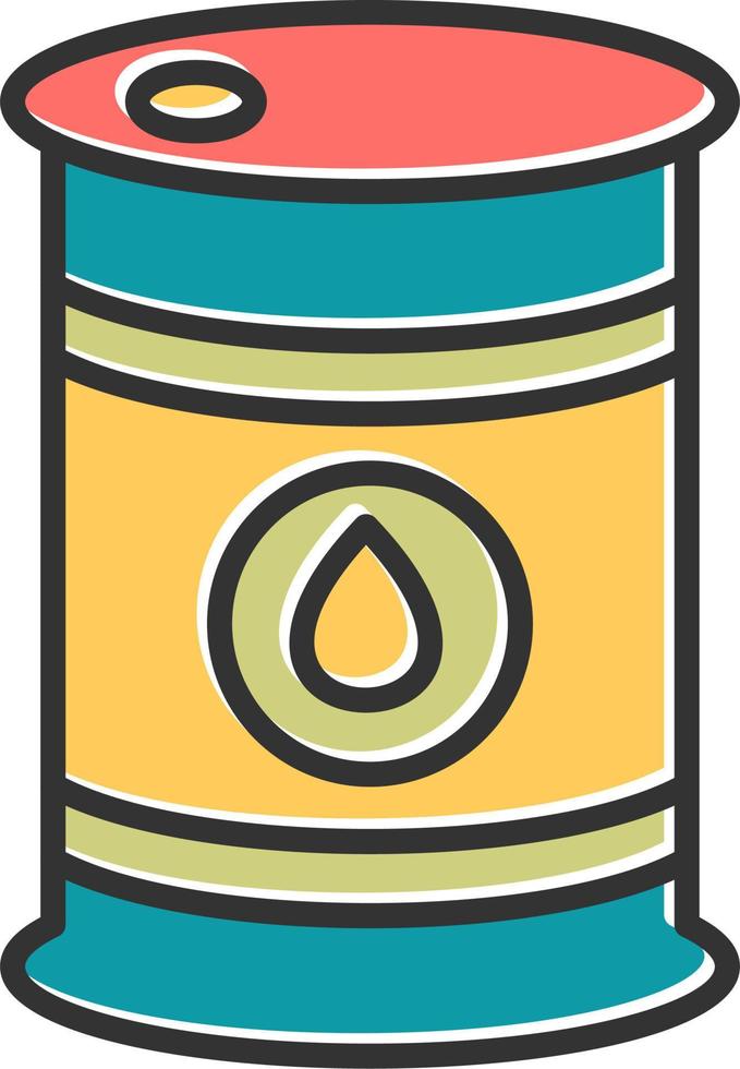 Oil Barrel Vector Icon