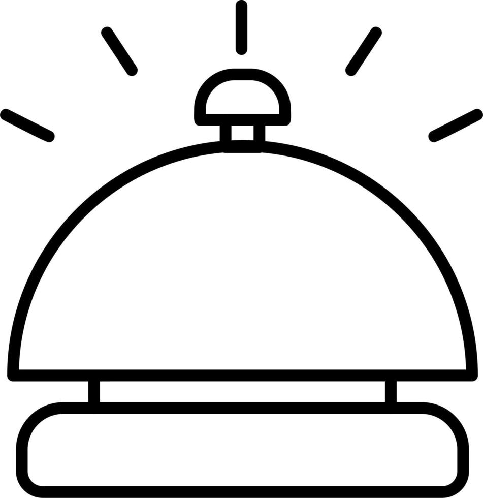 Desk Bell Vector Icon