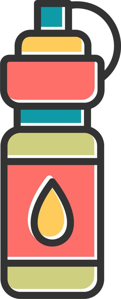Water Bottle Vector Icon