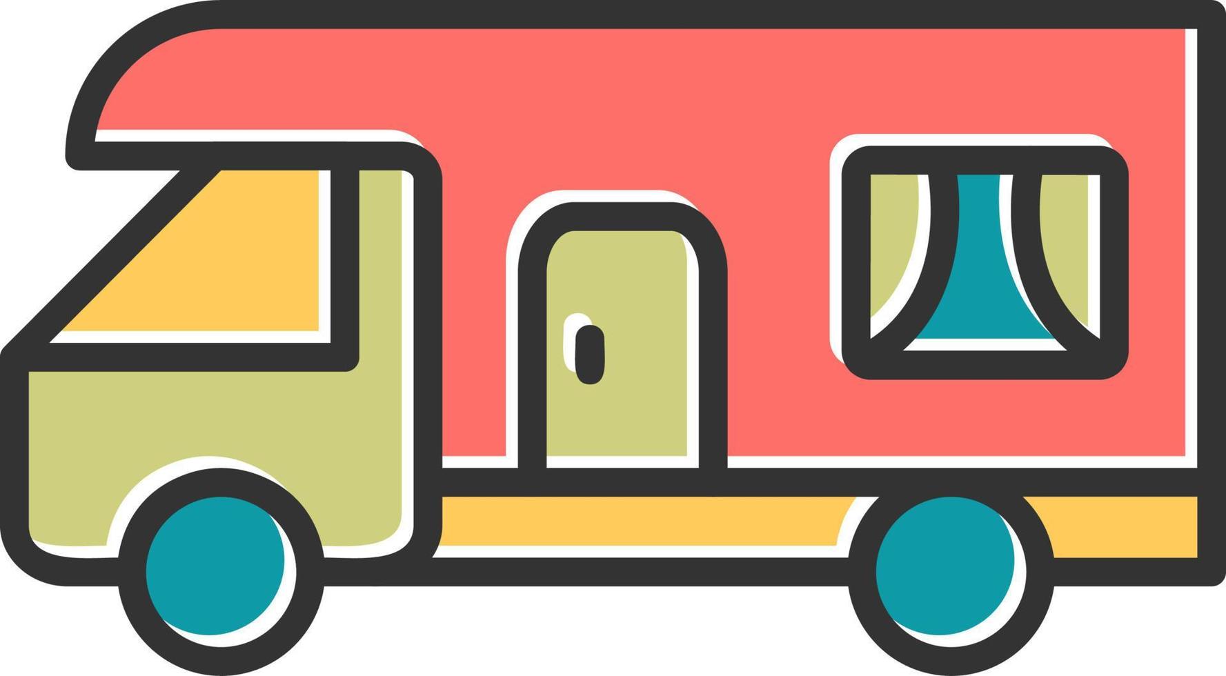 Caravan Vector Icon