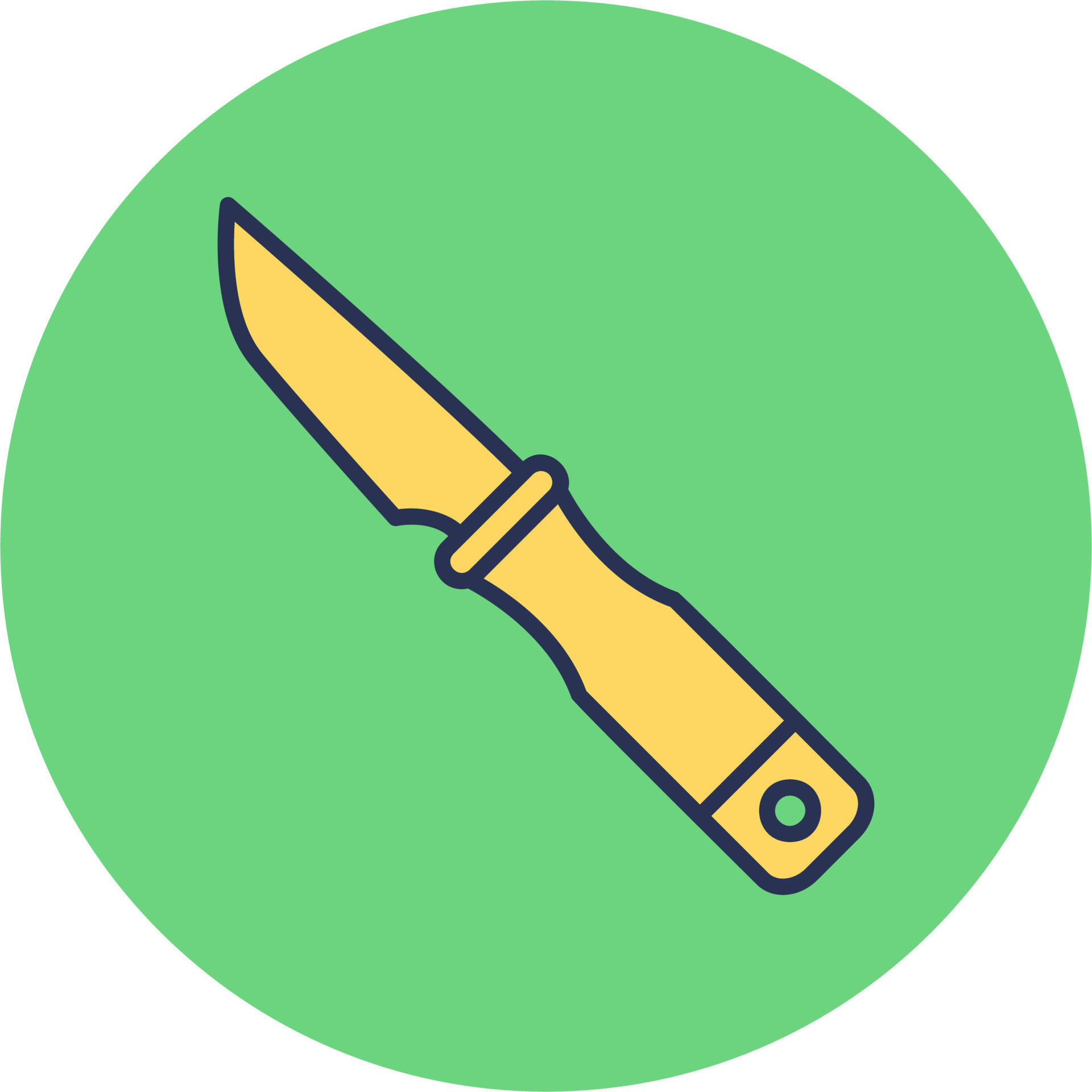 Knife Blade Vector Icon 20305864 Vector Art at Vecteezy