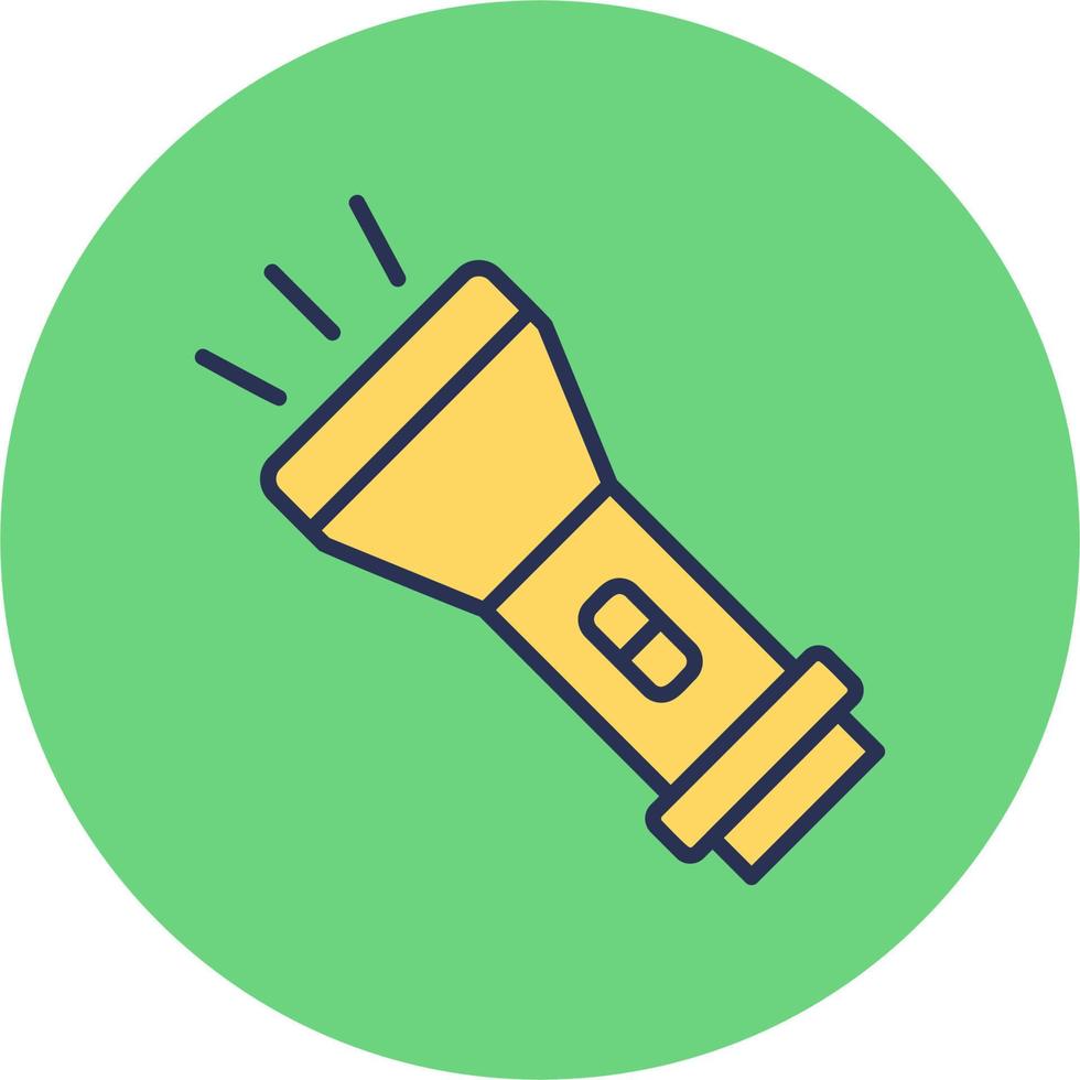 Flashlight Vector Icon