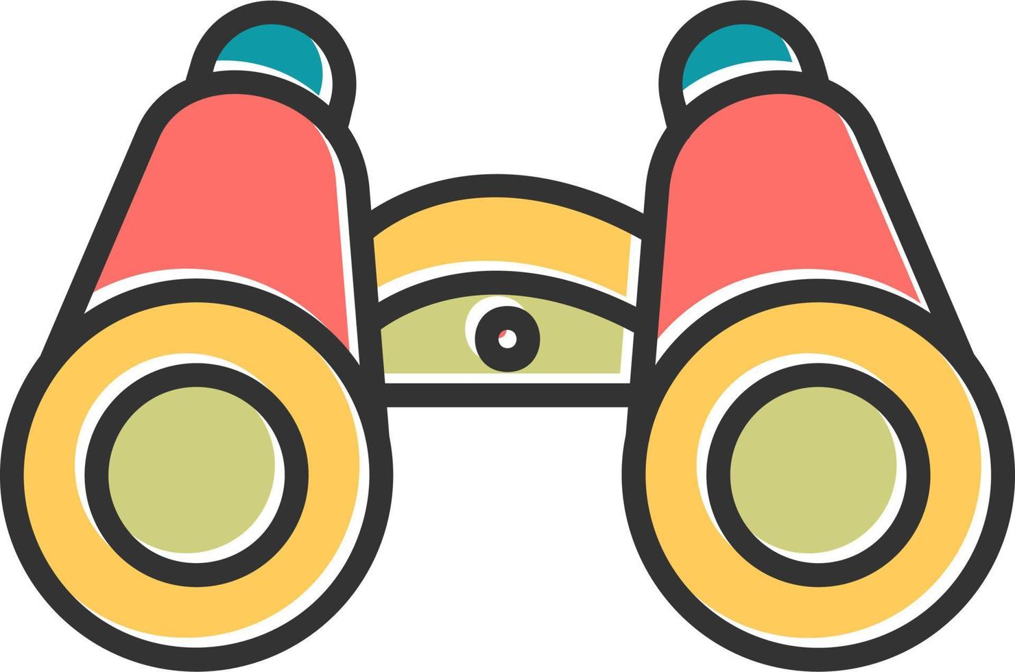 Binocular Vector Icon