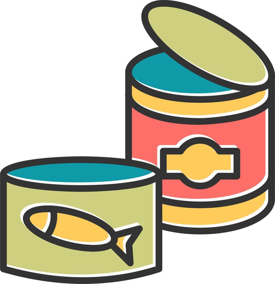 Canned Food Vector Icon