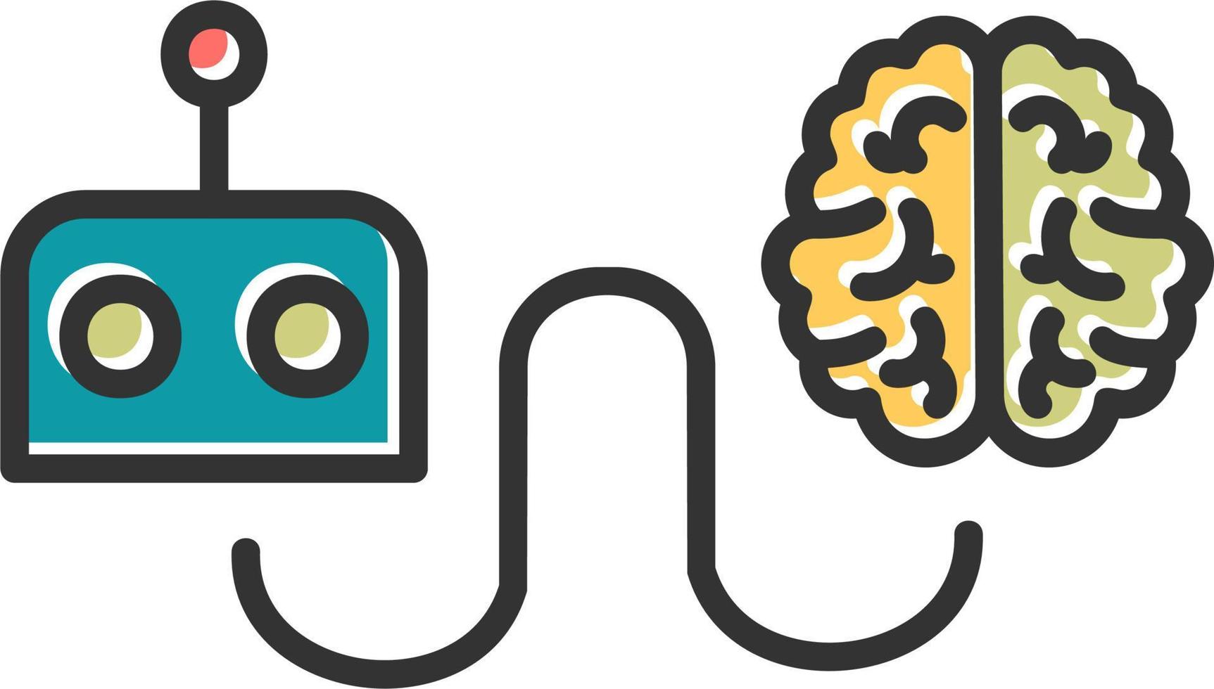 Reboot brain Vector Icon