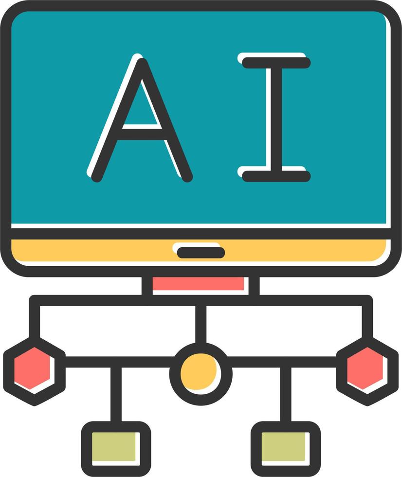 Flow Diagram Vector Icon