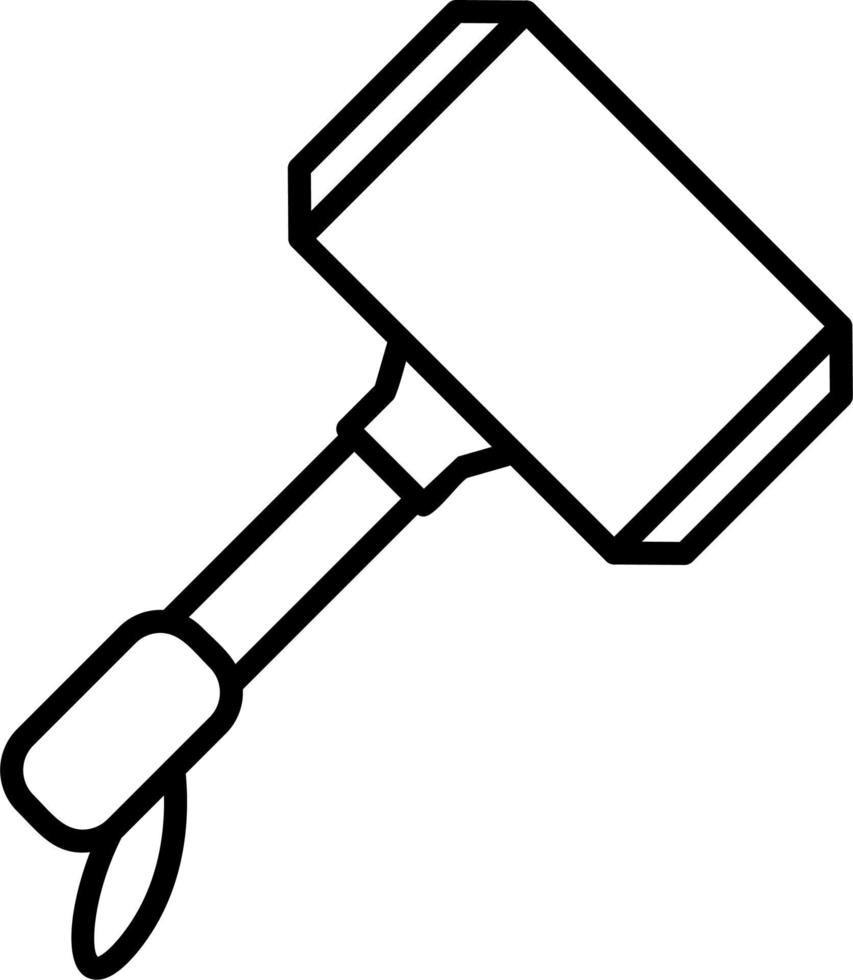 Hammer Vector Icon