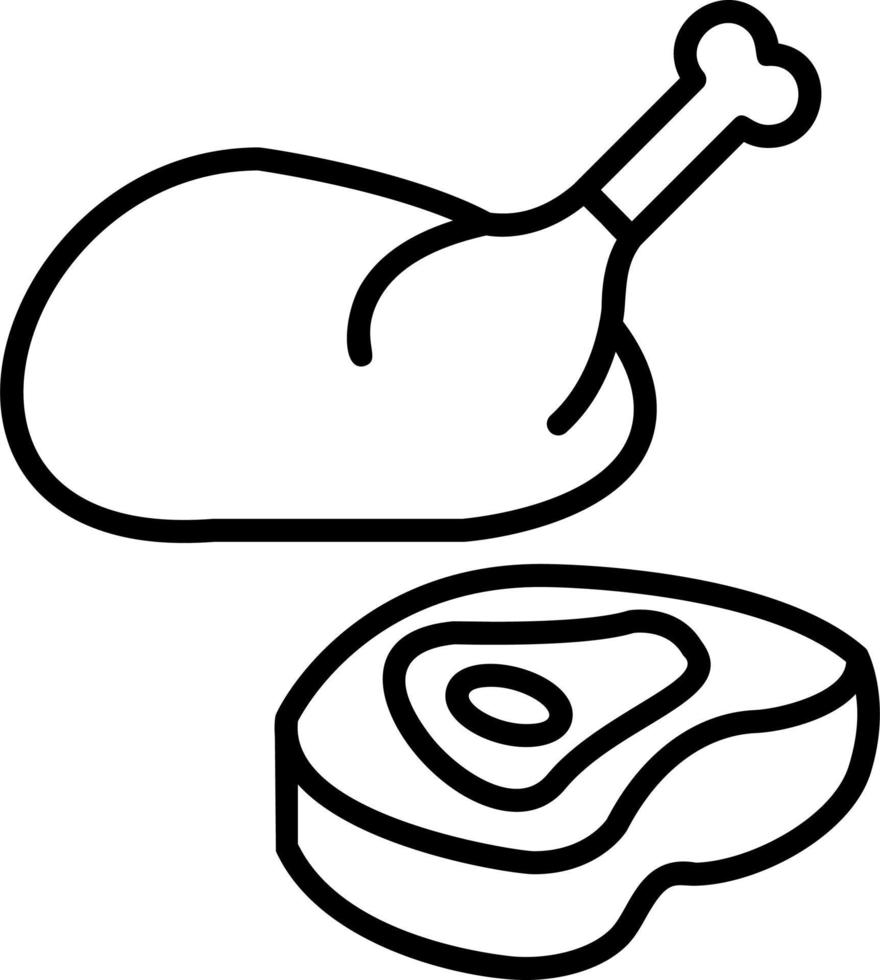 Meat Vector Icon