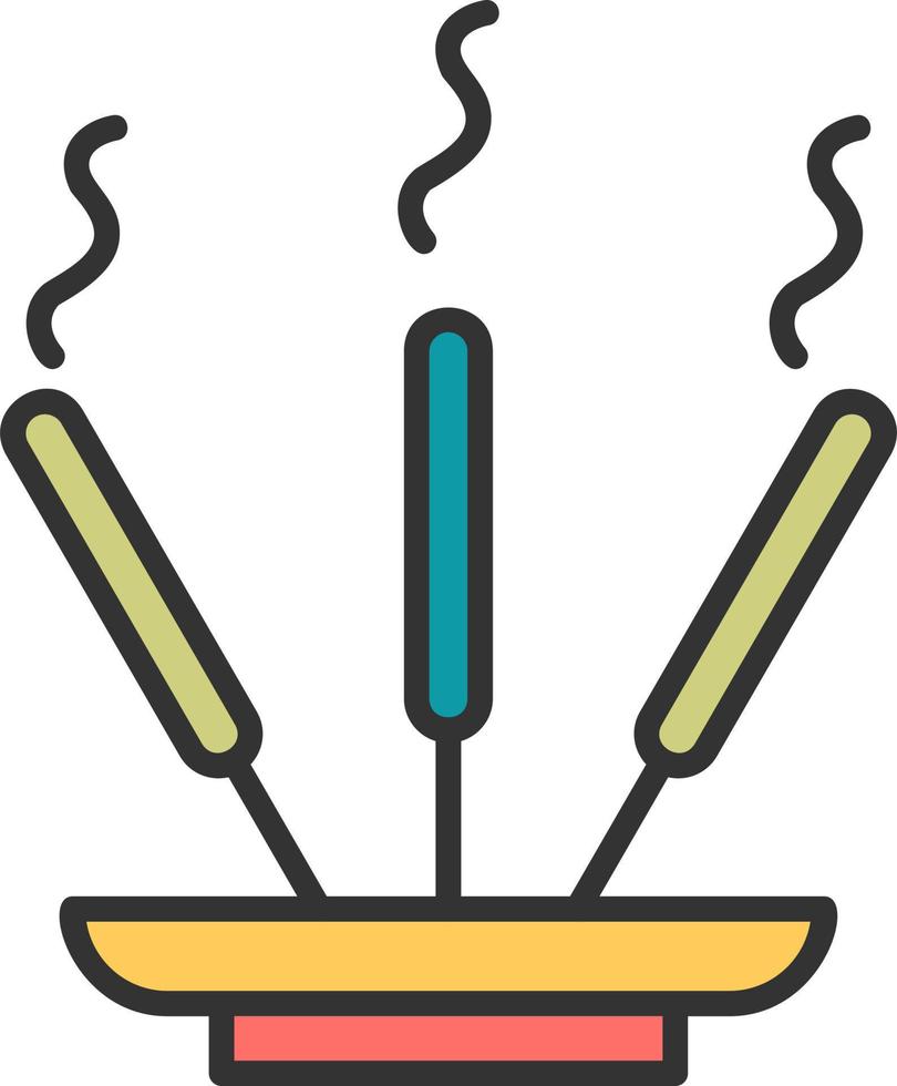 Incense Stick Vector Icon