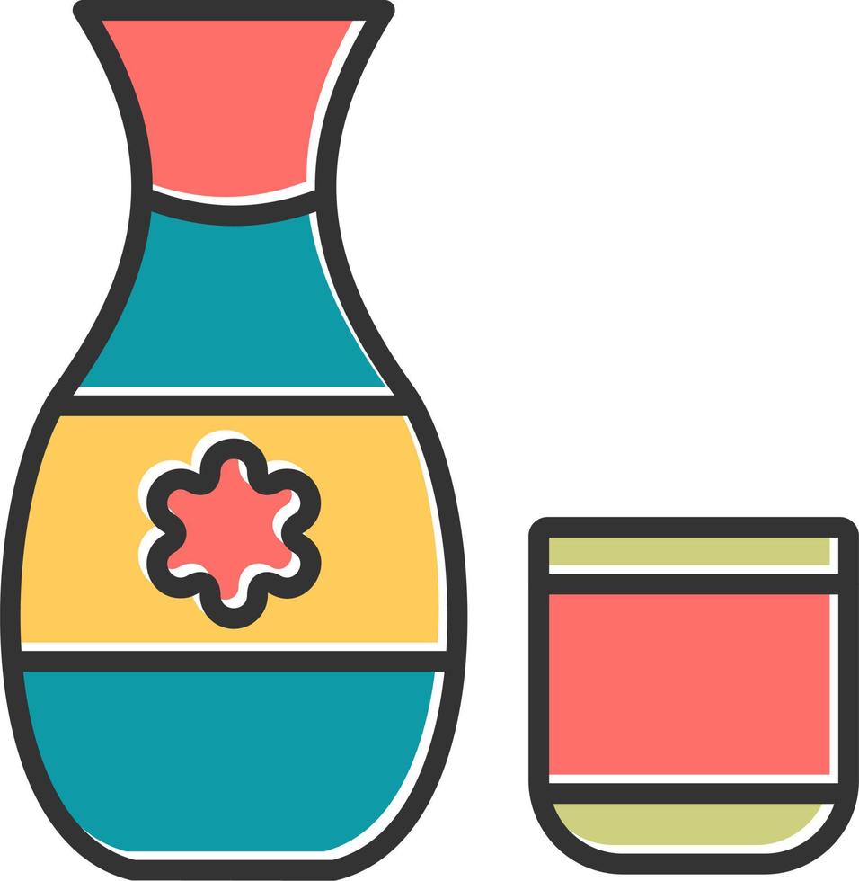 Sake Vector Icon