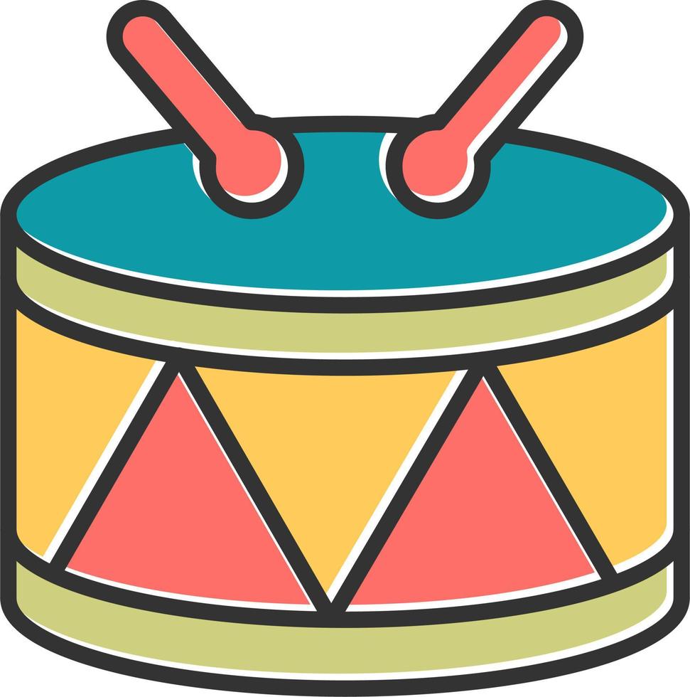 Drum Vector Icon 20306156 Vector Art at Vecteezy