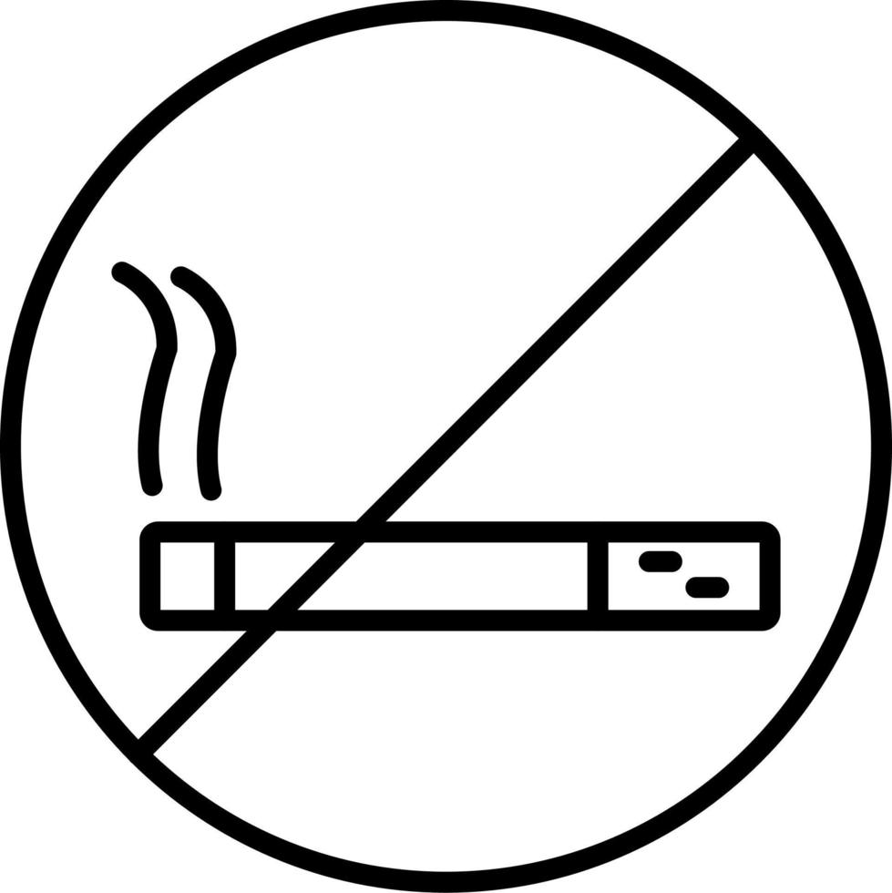 No Smoking Vector Icon