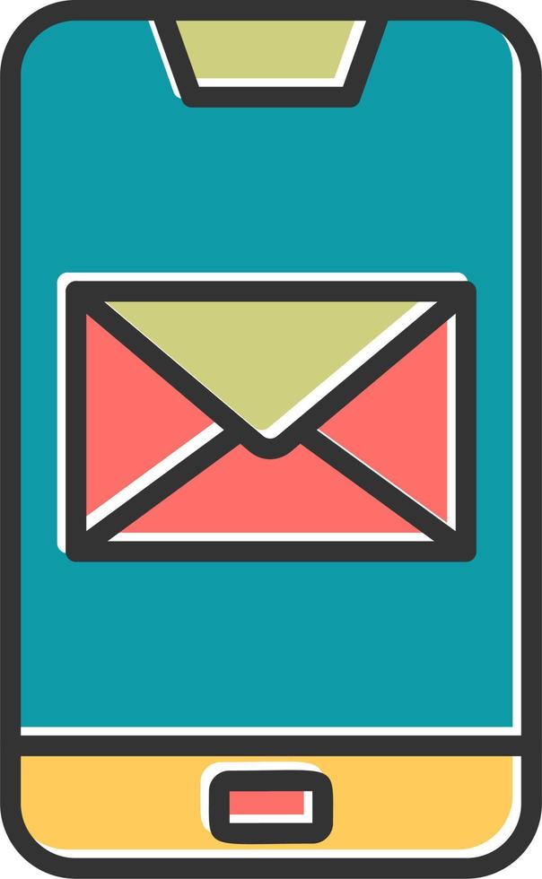 Phone Message Vector Icon