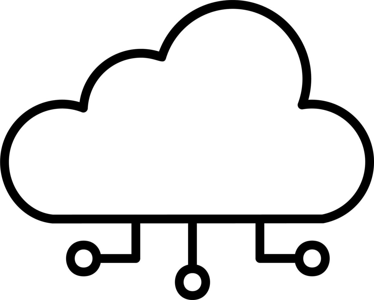 Cloud Computing Vector Icon