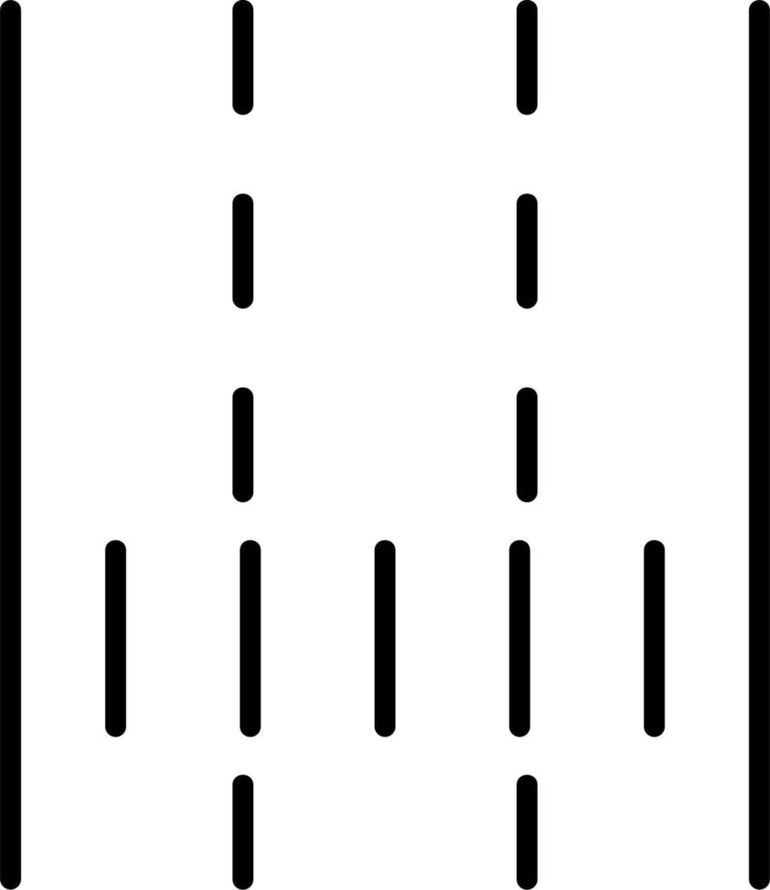 carril vector icono