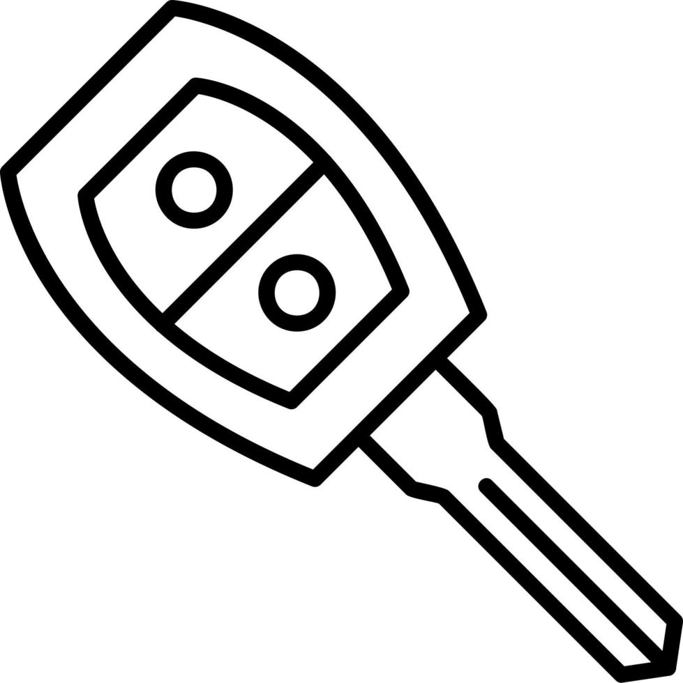 Car Key Vector Icon