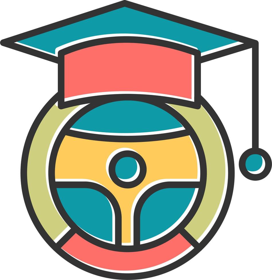Driving School Vector Icon