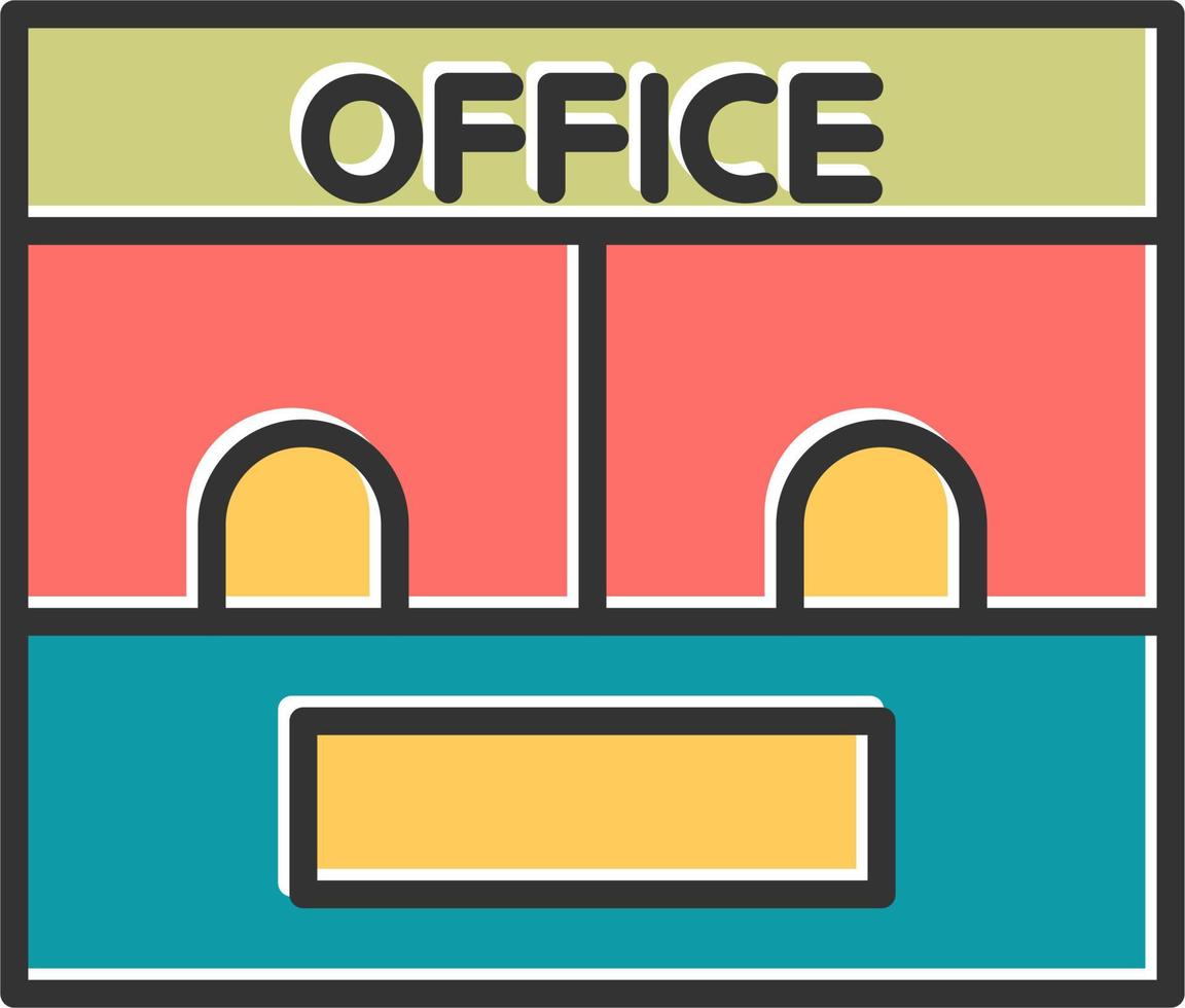 Ticket Office Vector Icon